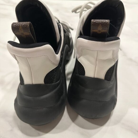 Louis Vuitton Archlight Sneakers Black/White Women’s 8.5 – Worn Once - Picture 4 of 6